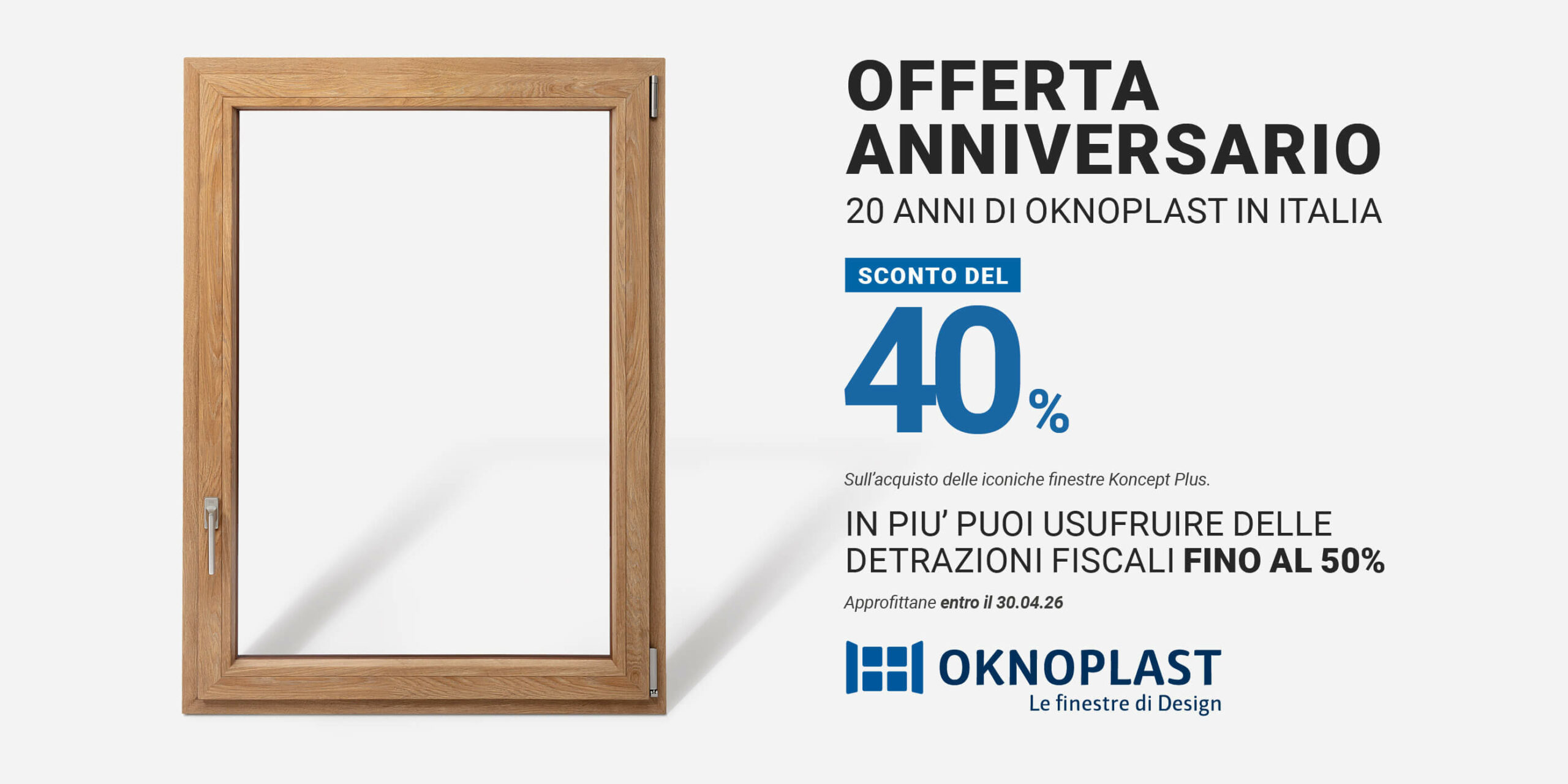 Offerta anniversario 1 30.04